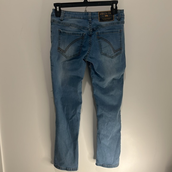 Ring of Fire boy’s slim size 12 stretch moto jeans - Picture 1 of 7